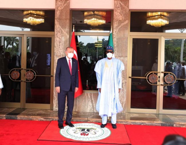 Turkey, Nigeria sign 8 agreements on energy, defense, others as Buhari hosts Erdoğan