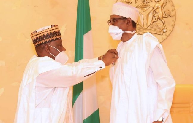 Buhari launches 2022 Armed Forces Remembrance Day emblem