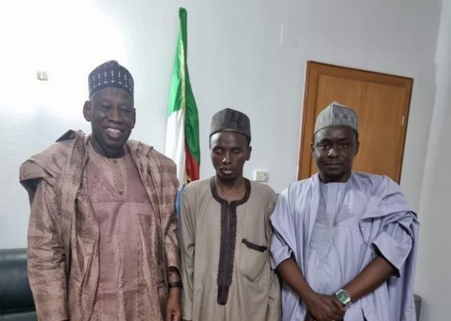 Ganduje offers automatic employment to visually-impaired, volunteer teacher