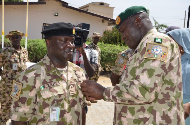 MNJTF decorates 24 'gallant' military officers in Lake Chad