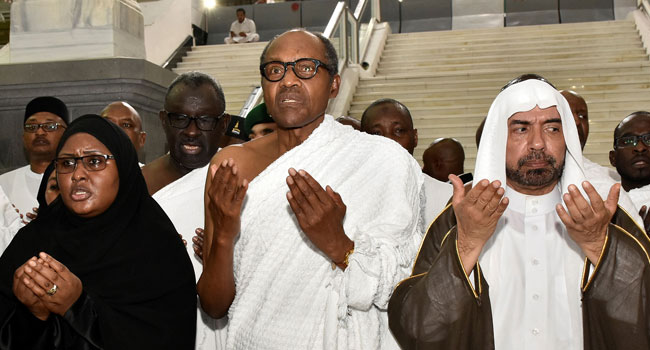 Umrah: Buhari prays for everlasting peace in Nigeria