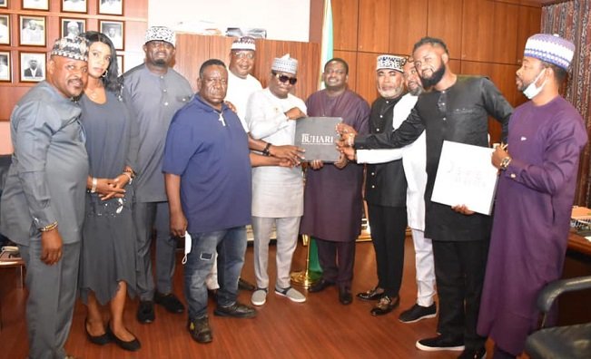 Sani Danja, other actors visit Buhari's aide