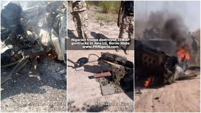 Troops kill 18 ISWAP fighters, recover gun trucks in Borno