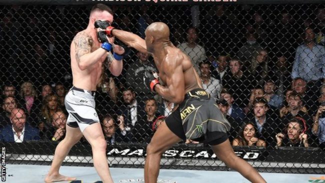 Nigeria's Kamaru Usman beats Colby Covington to retain UFC world title