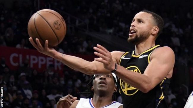 NBA: Stephen Curry breaks own record as Golden State Warriors beat LA Clippers