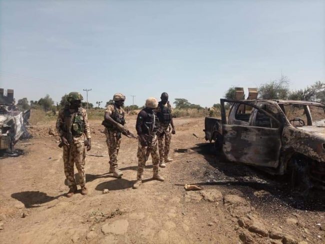 Troops neutralise scores of ISWAP terrorists, destroy equipment in Askira Uba