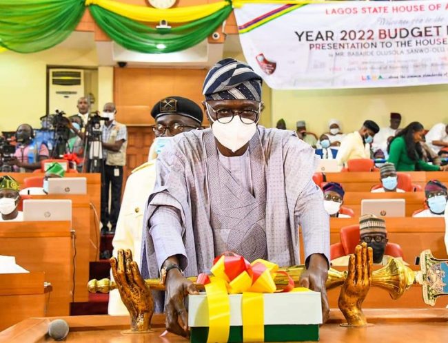Sanwo-Olu proposes N1.39tr budget for 2022