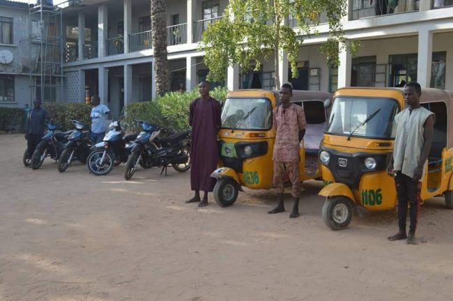 Police arrest 'notorious robber Aljan', recover 2 tricycles, 5 motorcycles in Kano