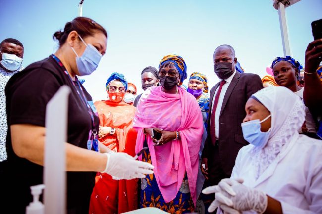 Gbajabiamila's wife, Reps' spouses lift Abuja IDP camp with health services, gifts