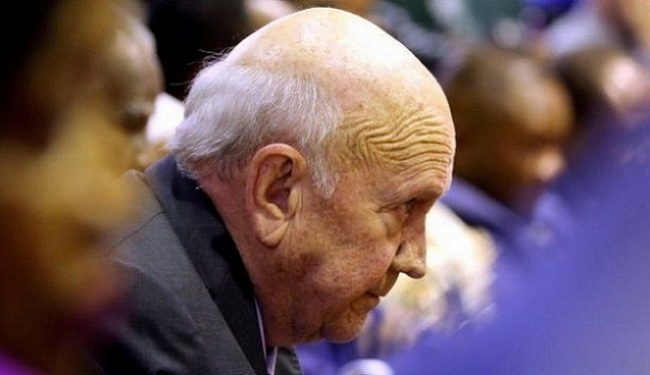 FW de Klerk: South Africa's last white president dies at 85