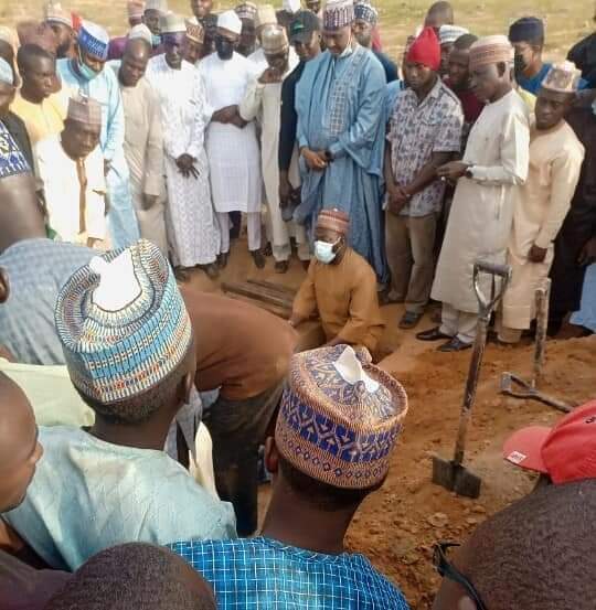 Kaduna speaker Zailani breaks down during burial of slain legislator