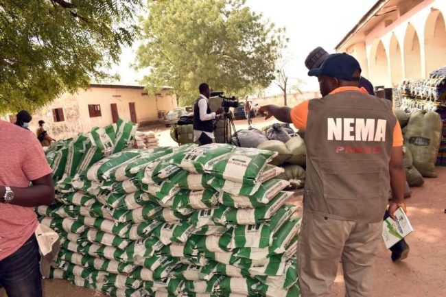NEMA distributes relief materials to Giwa victims of bandit attacks