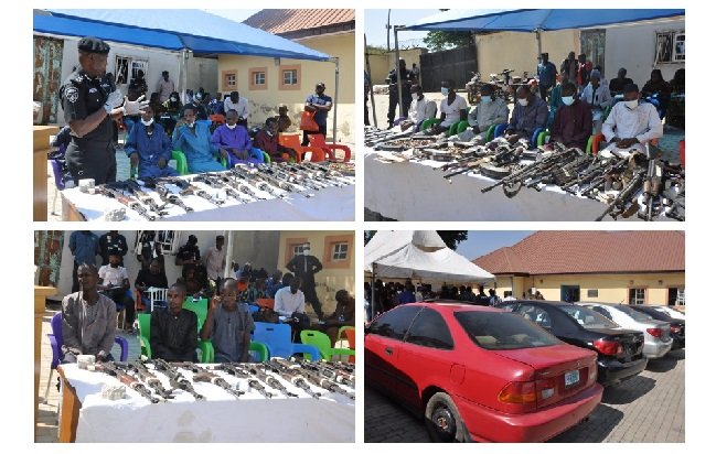 Police parade 32 over attack on Kaduna-Abuja highway, Niger mosque killing, others