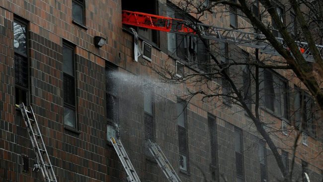New York apartment block fire kills 9 kids, 10 others