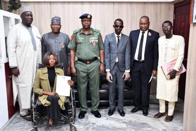 Aisha Buhari facilitates employment of physically challenged ex-corps members