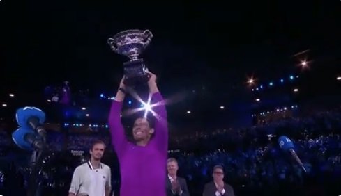 Nadal beats Medvedev to win 21st Grand Slam