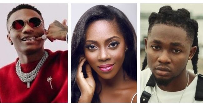 Wizkid, Tiwa Savage, Omah Lay nominated for NAACP award
