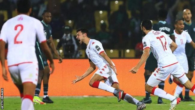 Afcon: Tunisia beat 10-man Nigeria