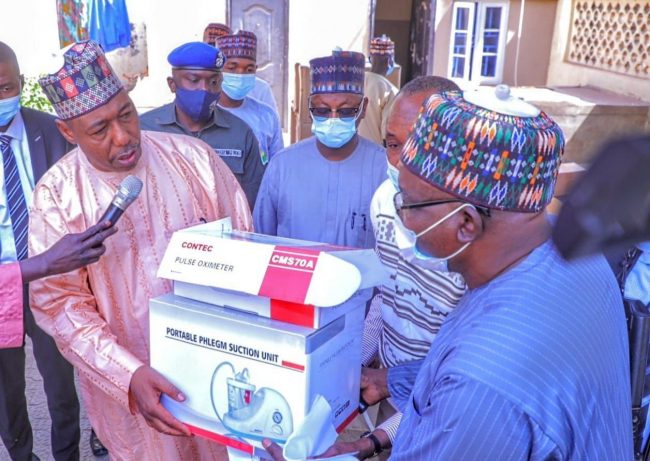 Zulum offers N50m grant, 6 doctors, nurses, ambulance to private-community hospital