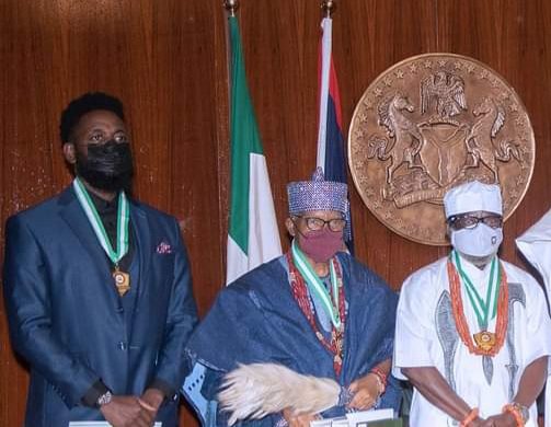 Buhari confers merit award on 3 scholars, says science and technology critical to Nigeria's future