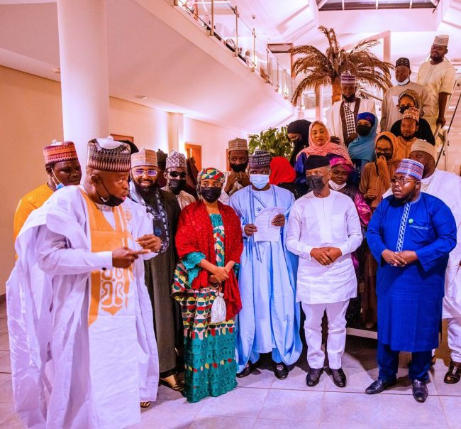 Osinbajo and Baba Buhari, we've come with the song again - Kannywood stars