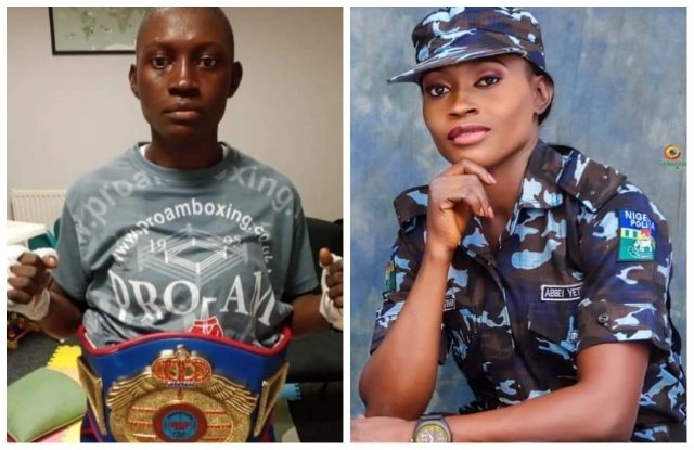 IGP hails cop for clinching WBF Super Bantamweight female title belt