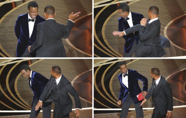 Will Smith slaps Chris Rock at the Oscars
