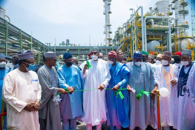 Dangote fertiliser plant to boost Nigeria's forex earnings, economic growth – Buhari