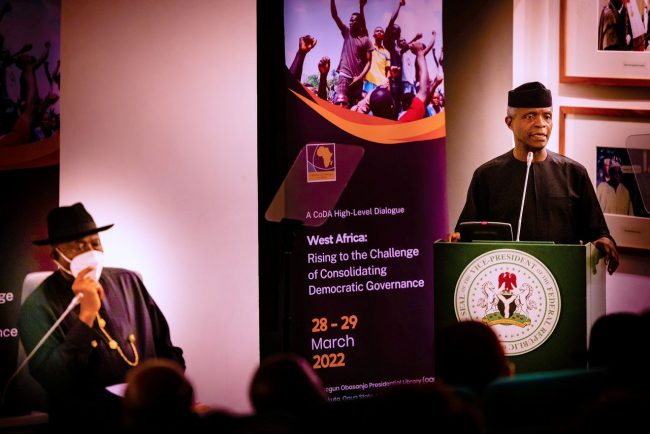 We can't secure Africa by turning democracy clock backwards - Osinbajo
