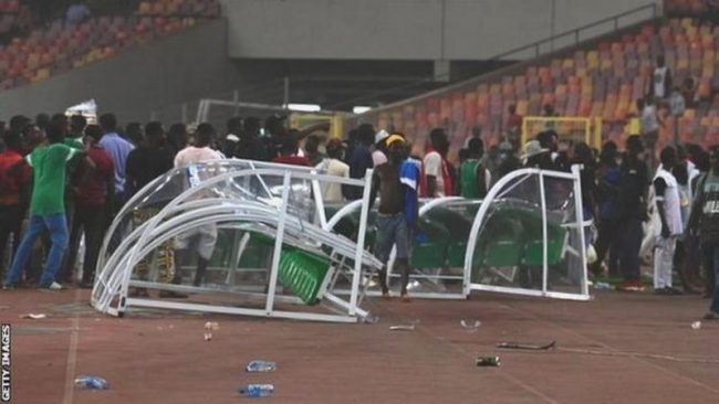 Where is the response to security issues in African football?