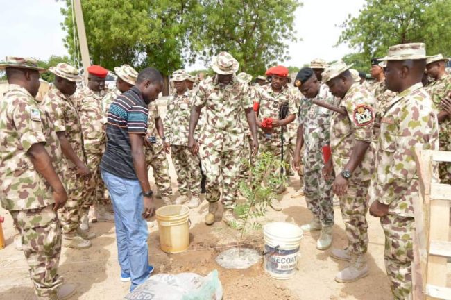 GOC 7 Division flags off tree planting exercise in Borno