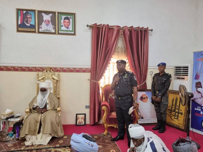 Kaduna CP visits Zazzau emir, assures of new tactics to end criminal activities