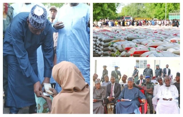 Zulum launches food aid for 100,000 residents in Maiduguri, Jere