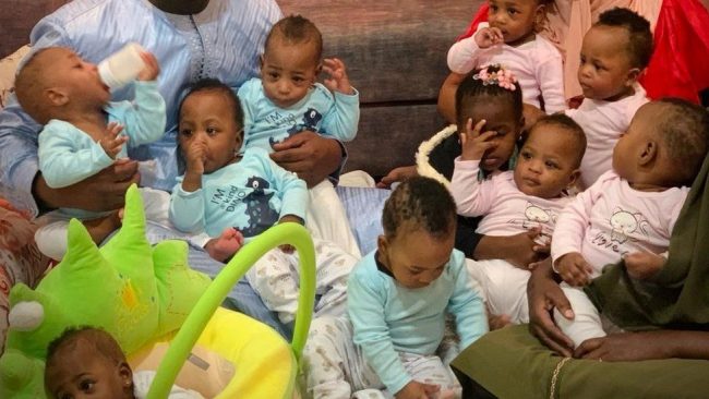 Mali nonuplets in perfect health on first birthday, father says