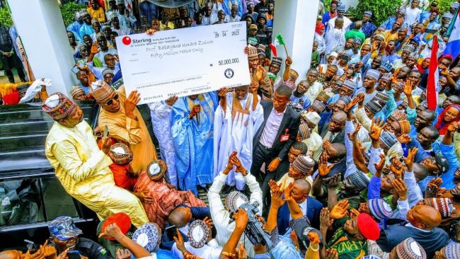 179 clubs, associations present N50m cheque for Zulum’s 2023 form