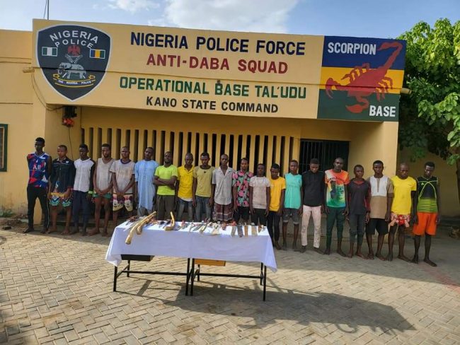 Kano police arrest 62 armed robbery suspects in last 10 days of Ramadan