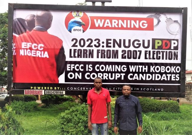 Advert executive arrested over offensive EFCC campaign in Enugu