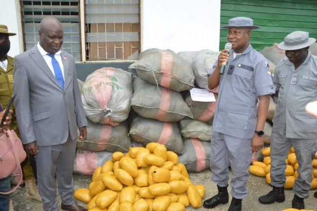 Customs intercepts foreign rice, sacks of cannabis, others