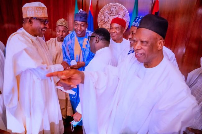 Convention: Buhari meets APC governors, others
