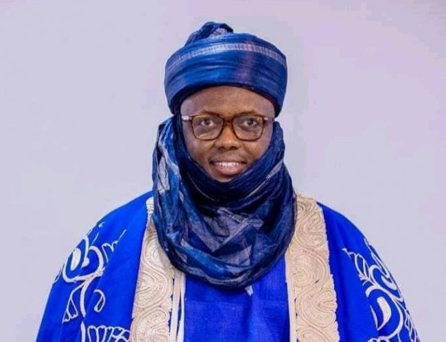Lamido turbans Aisha Buhari’s brother Sarkin Gabas Adamawa