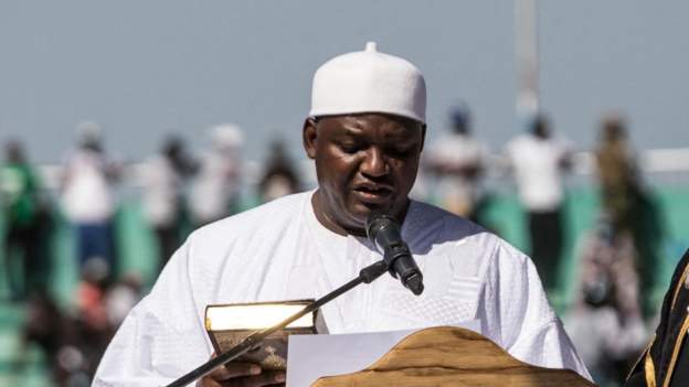Gambian president names new cabinet, replaces VP