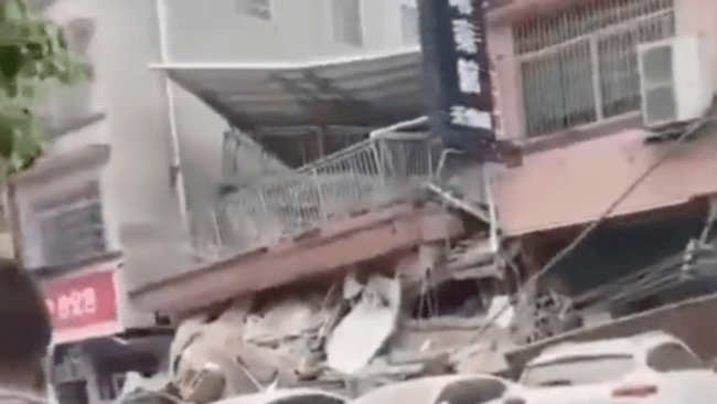 9 people arrested in China over building collapse