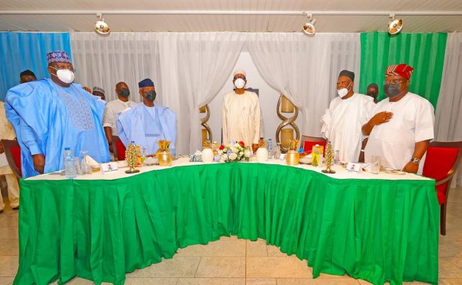 APC set for 3rd straight victory, Buhari says