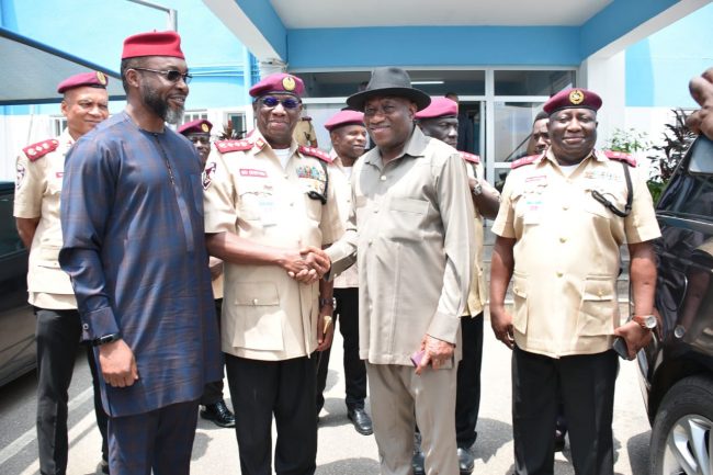 Jonathan renews driver's licence, commends FRSC