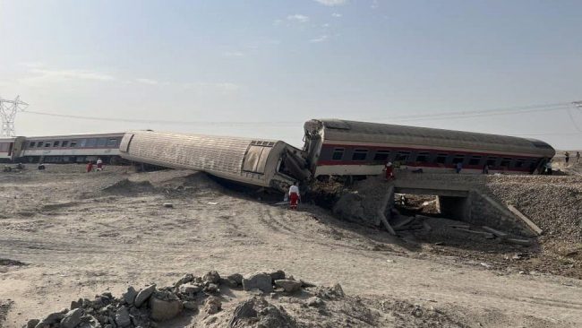 Train derails in eastern Iran, kills at least 17