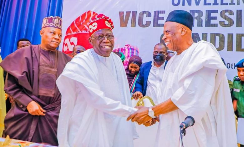 Photos: APC unveils Shettima as Tinubu’s running mate