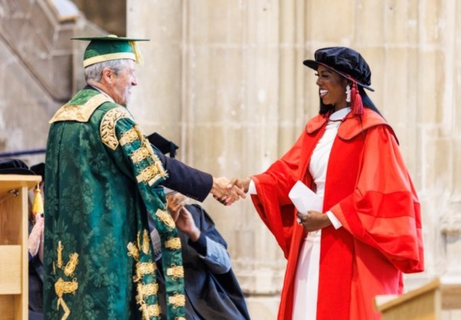 Tiwa Savage gets Queen of Afrobeats doctorate
