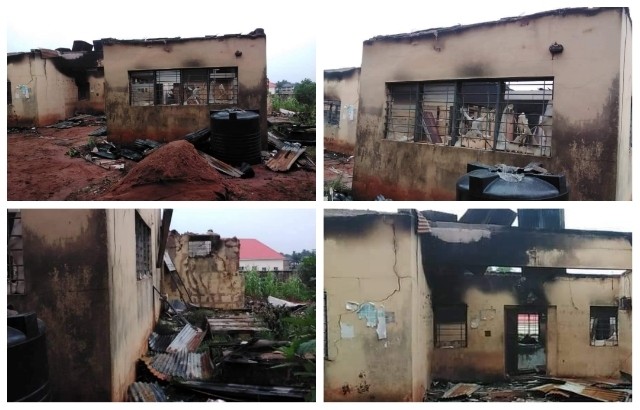 INEC office in Enugu 'set ablaze by arsonists'