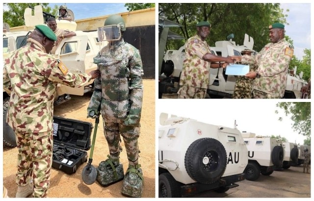 AU donated equipment handed over to various sectors of MNJTF