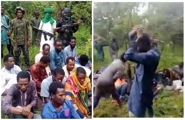 Presidency speaks on video of terrorists beating abducted train passengers
